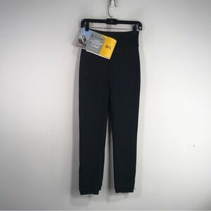 Free Country Faux Fur Lined 2 Pair Legging, Women's Size M/L - Black